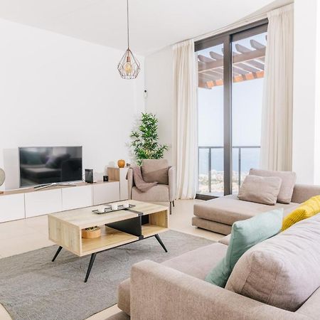 Sunset White Villa - Ocean View, Jakuzzi, Heated Pool, Air-Conditioning, Grill Плая-де-лас-Америкас Экстерьер фото